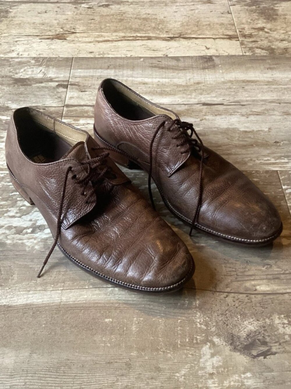BULL BOXER Leather Shoes Handmade Portugal Men’s 9.5M